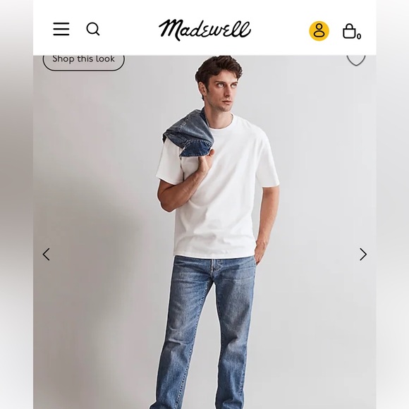 Madewell Relaxed Tee- BRAND NEW!! Unwashed and unworn. - Picture 1 of 1